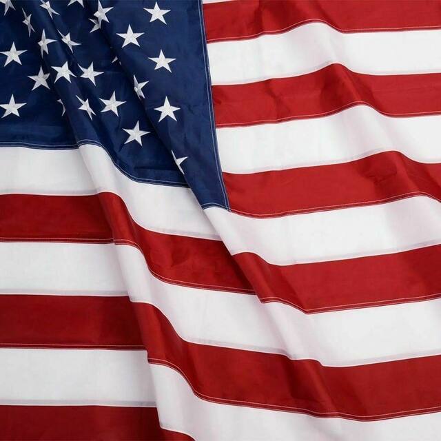 American Flag 4x6 ft Outdoor Heavy Duty Embroidered Stars USA Flag