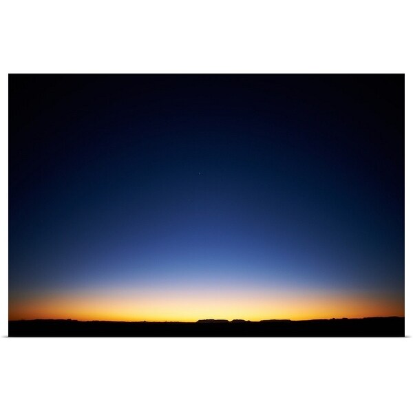 "West Texas sunset" Poster Print