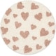 preview thumbnail 16 of 19, Well Woven Haven Hearts Kids Heart Shag Area Rug Ivory Pink - 4' Round - Round