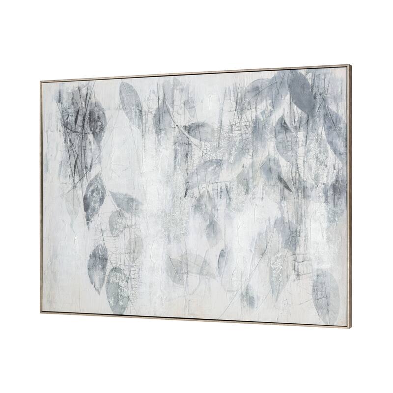 Elk Home Willow Abstract Off White Fabric Wall Art
