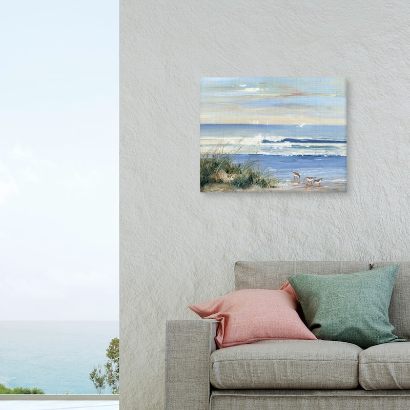 Beachcombers by Sally Swatland Canvas Art Print