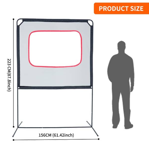 dimension image slide 1 of 2, Portable Pickleball with Net, Racket Game, Fun Games for Family