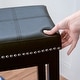 preview thumbnail 4 of 19, Linon Willamette Backless Barstool with Faux Leather Seat (Set of 2)