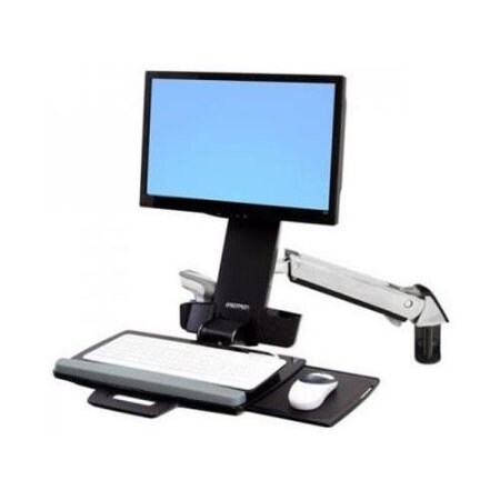 Ergotron 45-266-026 Styleview Sit-Stand Combo Arm