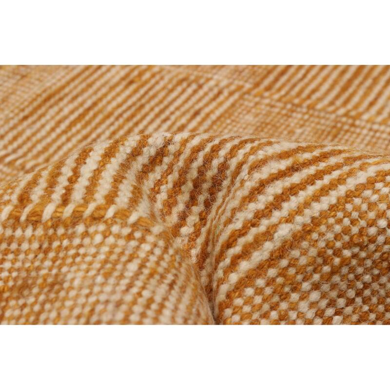Boho Brown Kilim 5'2" x 8'0" - 5'2 x 8'0