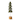 Sisal Christmas Tree Decorations for Tabletop or Mantel Medium Light Green 15 inch