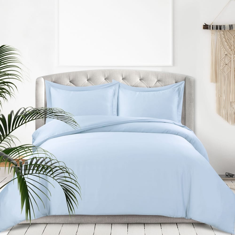 Rayon from Bamboo 300 Thread Count Oversized Duvet Cover Set