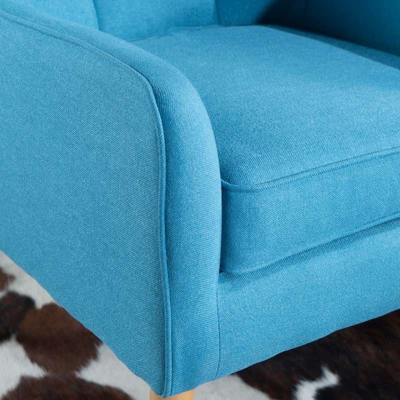 25" Button Tufted Arm Chair