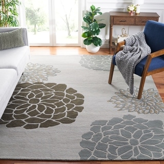 SAFAVIEH Handmade Soho Herb Botanical N.Z. Wool Rug