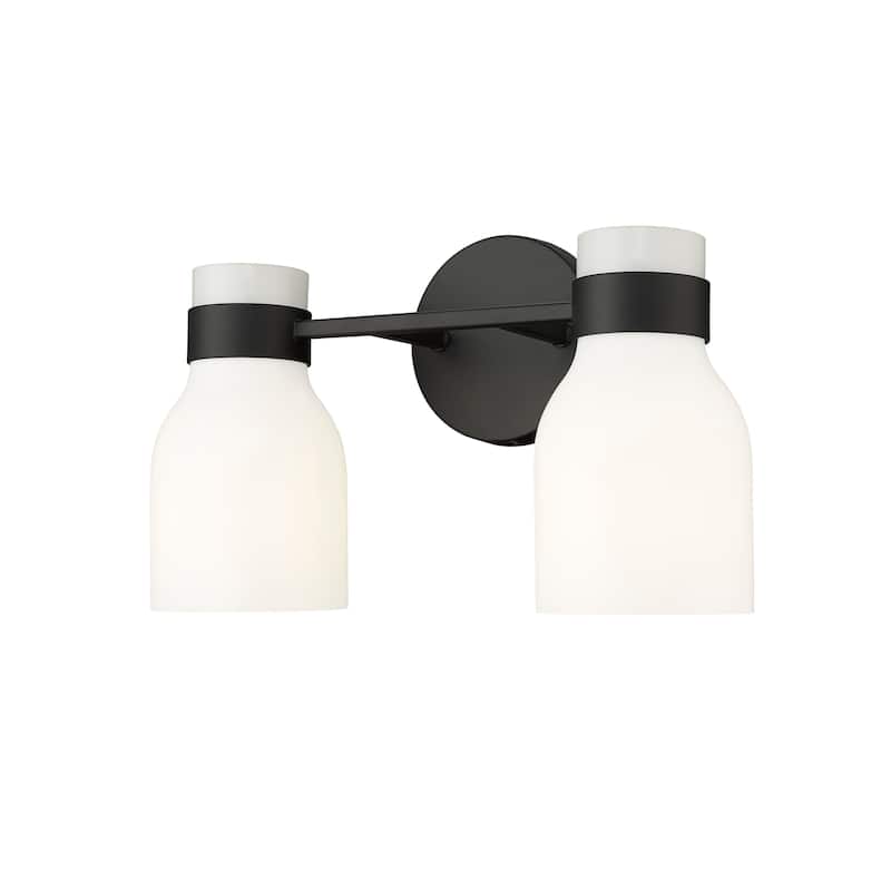Corella Vanity Light - Matte Black - 2 Light