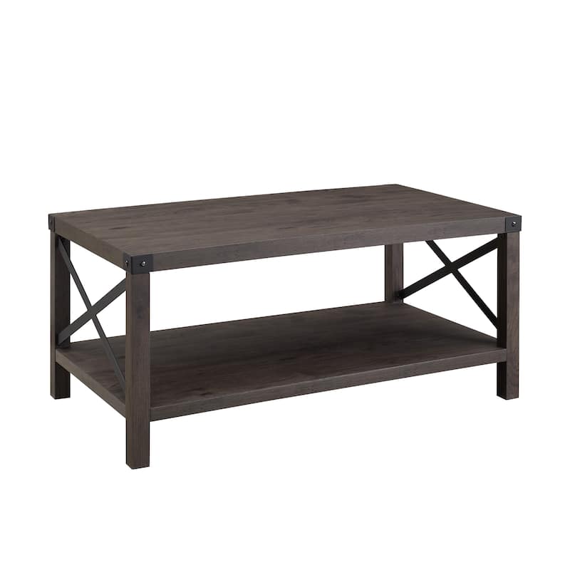 Middlebrook Kujawa Coffee Table with Metal Accents