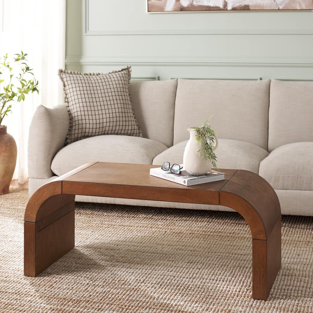 SAFAVIEH Liasonya Curved Coffee Table - 45"W x 18"D x 18"H