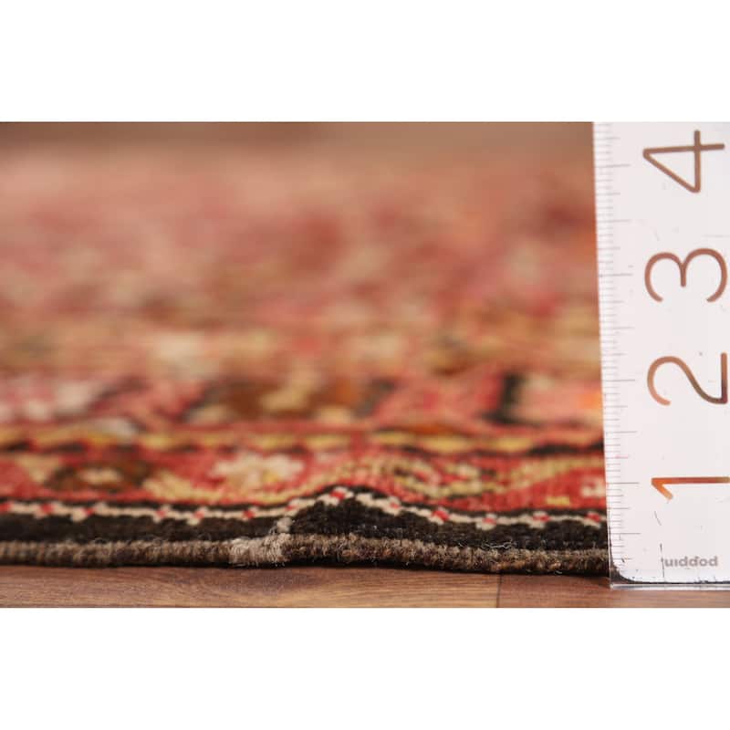 Vegetable Dye Sultanabad Antique Persian Square Wool Carpet - 5'3" x 5'10"