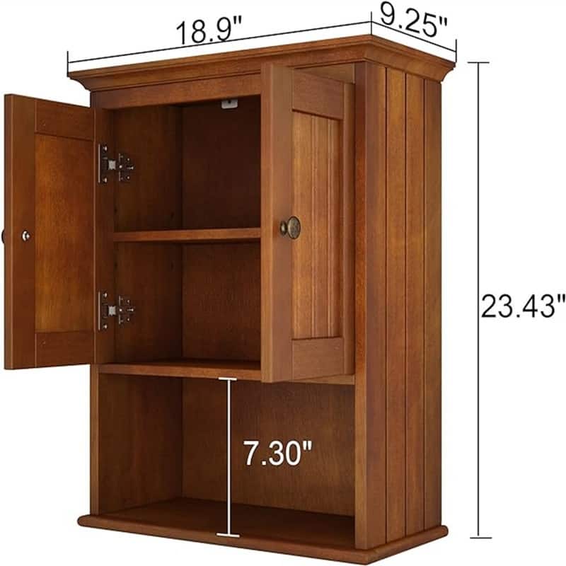 Bathroom Medicine Cabinet - 9.25"D x 18.9"W x 23.43"H