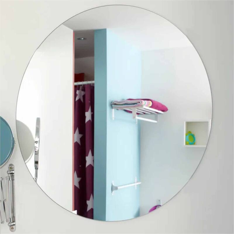Big Decorative Wall Self Adhesive Shaped Mirrors - Set of 4