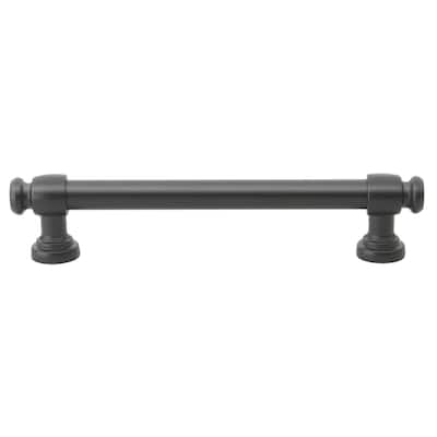 GlideRite 5-Pack 5 in. Center Matte Black Classic Euro Cabinet Pulls - Matte Black