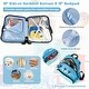 preview thumbnail 6 of 7, Gymax 2PCS Kids Luggage Set w/ Spinner Wheels 18'' Ride-on & Carry-on