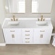 preview thumbnail 103 of 194, Altair Gavino Bath Vanity with Grain White Composite Stone Top, no Mirror