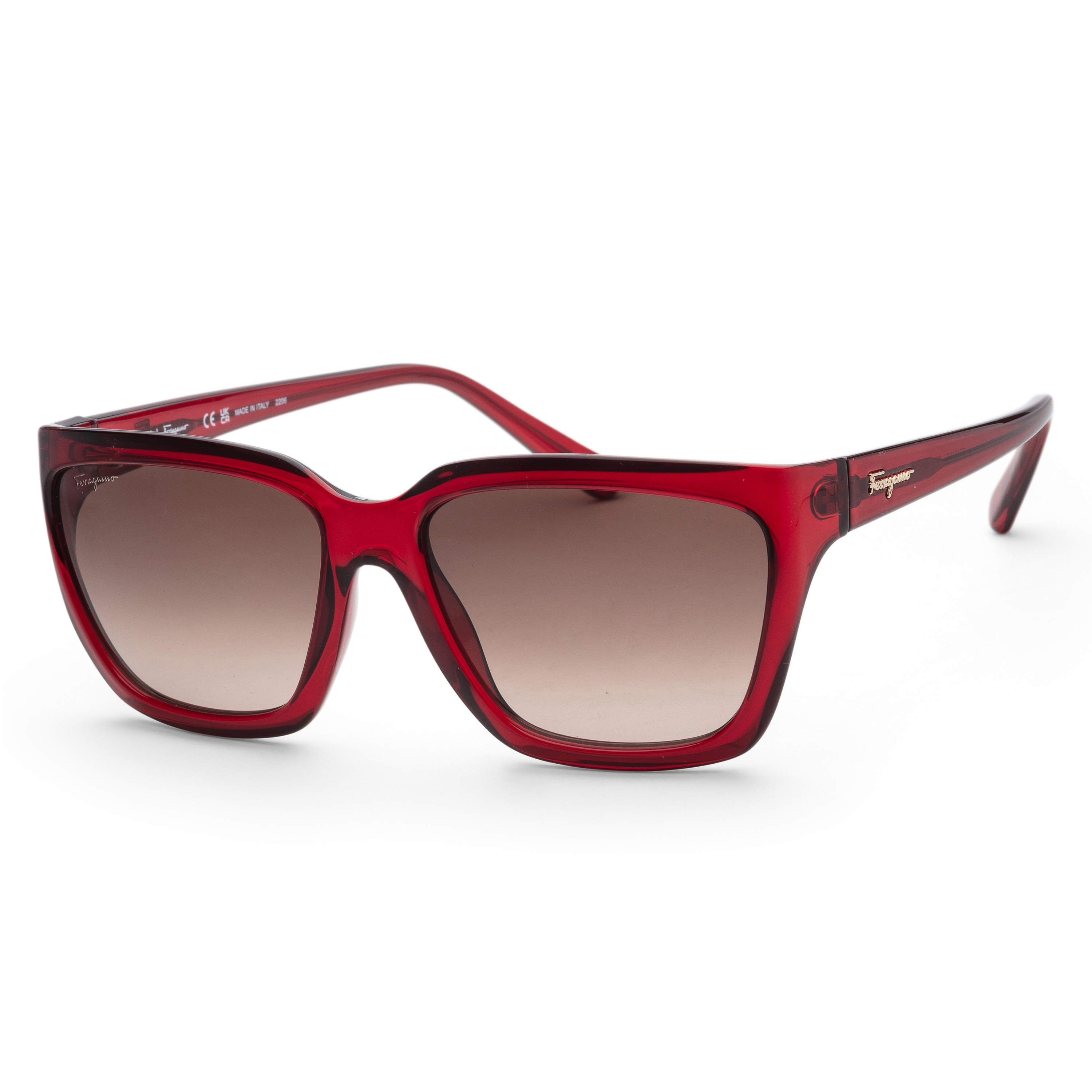 Ferragamo Women's 59mm Crystal Wine Sunglasses