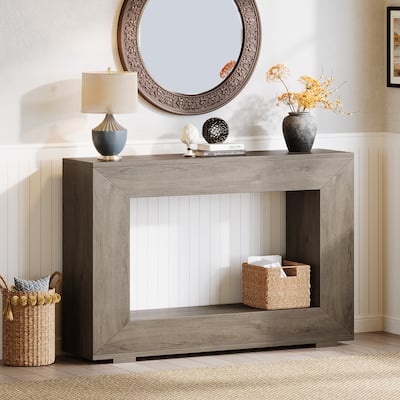 47 Inches Narrow Console Sofa Table for Entryway - 47.24" L x 11.81" W x 32.87" H