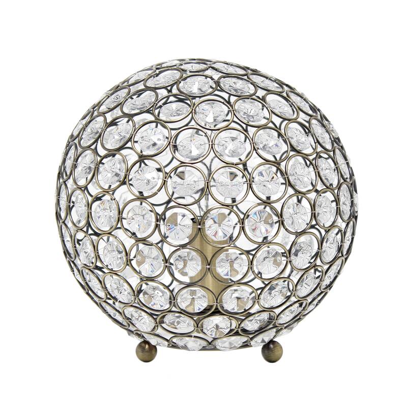 Crystal Ball Sequin Table Lamp