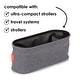 preview thumbnail 14 of 18, Stroller Organizer - Buggy Buddy® - Black