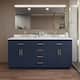 Option Dark Blue / Giotto Quartz Top / Brushed Gold