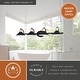preview thumbnail 4 of 11, Akron 4-Light 38 in. W Bathroom Vanity Lighting Fixture, Metal Shade, Dimmable LED Compatible, Over the Mirror Mount Wall Sconce