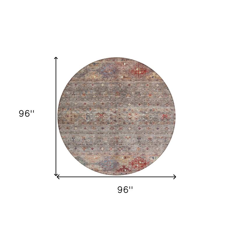 HomeRoots Floral Transitional Rectangle Outdoor Rug