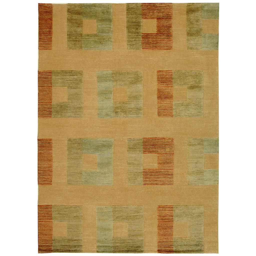SAFAVIEH Hand-knotted Santa Fe Wivi Modern Wool Rug