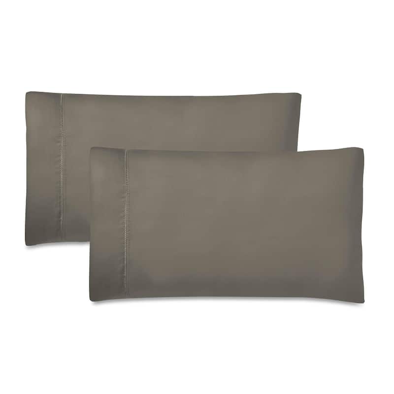 Superior Pandora Cotton Blend Embroidered 600 Thread Count Pillowcases, Set of 2