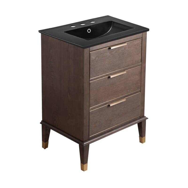 Swiss Madison SM-BV390-3MB Hugo 24" Free Standing Single Basin Vanity