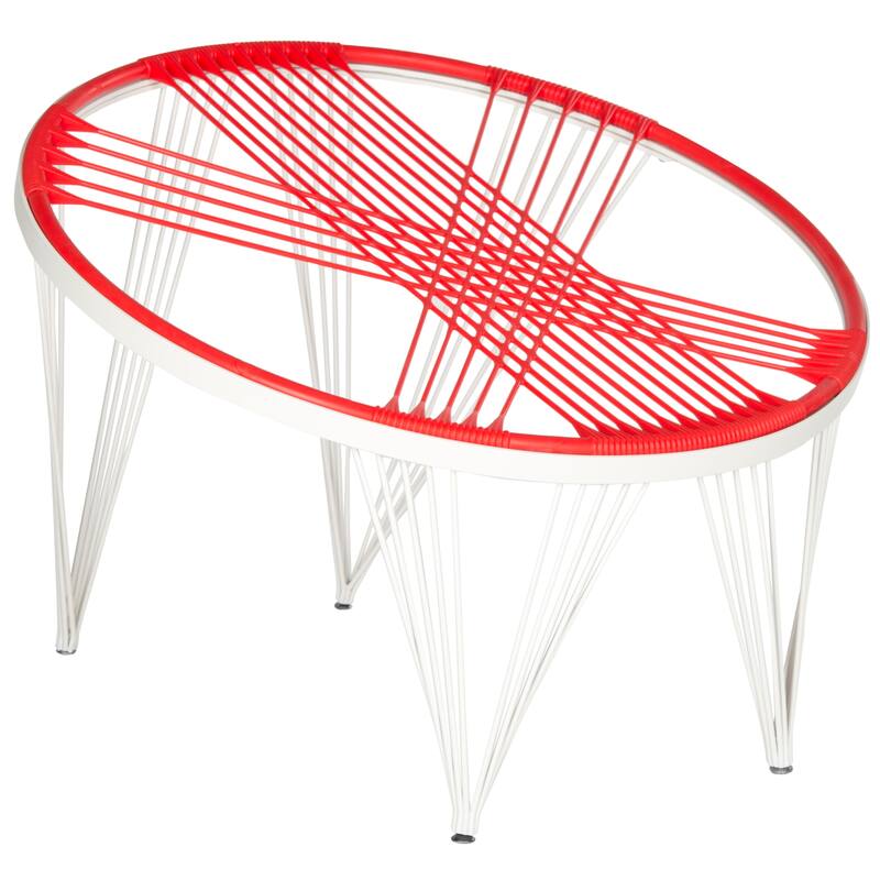 SAFAVIEH Mara Launchpad All White Chair - 36"x36"x28" - 36Wx36Dx28H