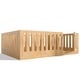 preview thumbnail 7 of 37, Queen Size Montessori Floor Bed with Door & High Fence, Solid Wood Low-Profile Sleep and Play Bed Frame