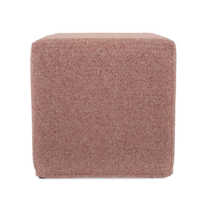 Allan Andrews No Tip Short Block Ottoman with Cover, Panama Collection