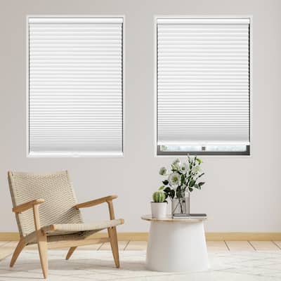 48-inch White Cordless Blackout Cellular Shade