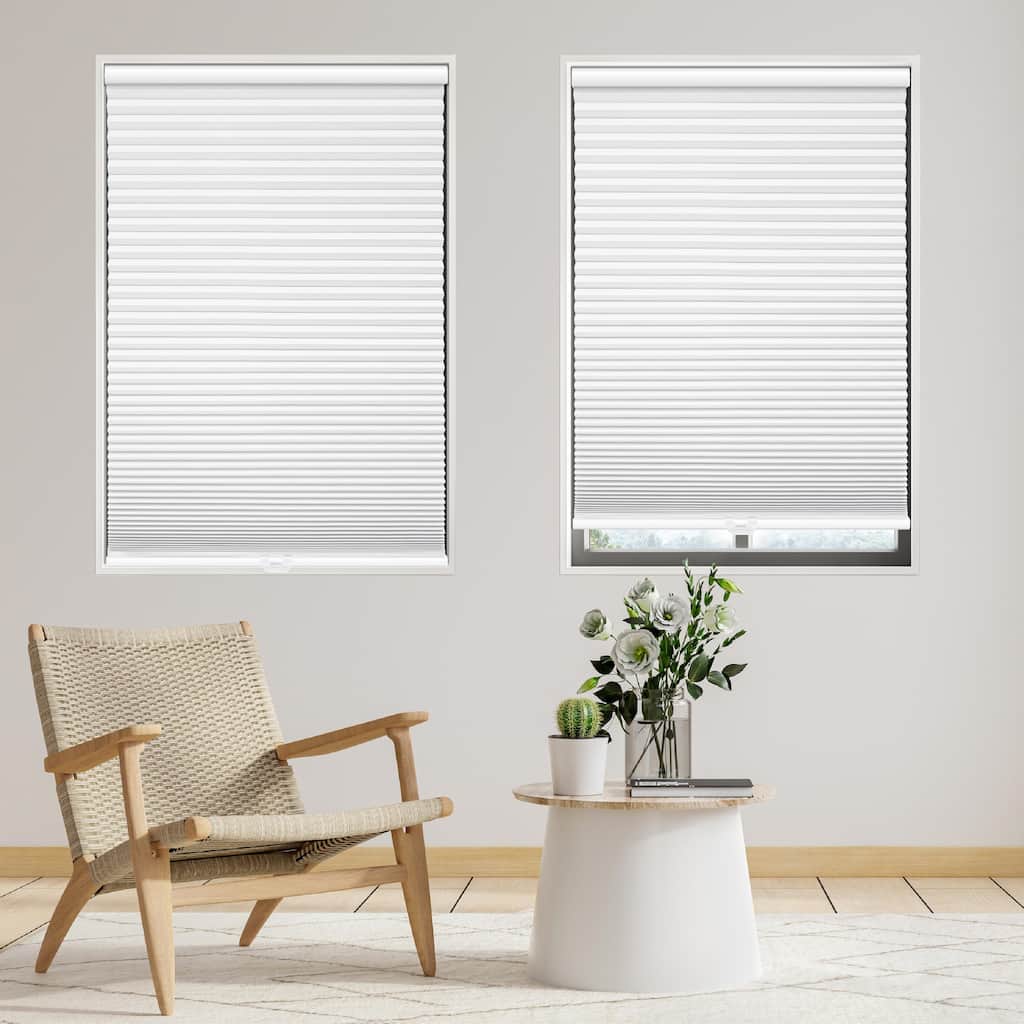 48-inch White Cordless Blackout Cellular Shade