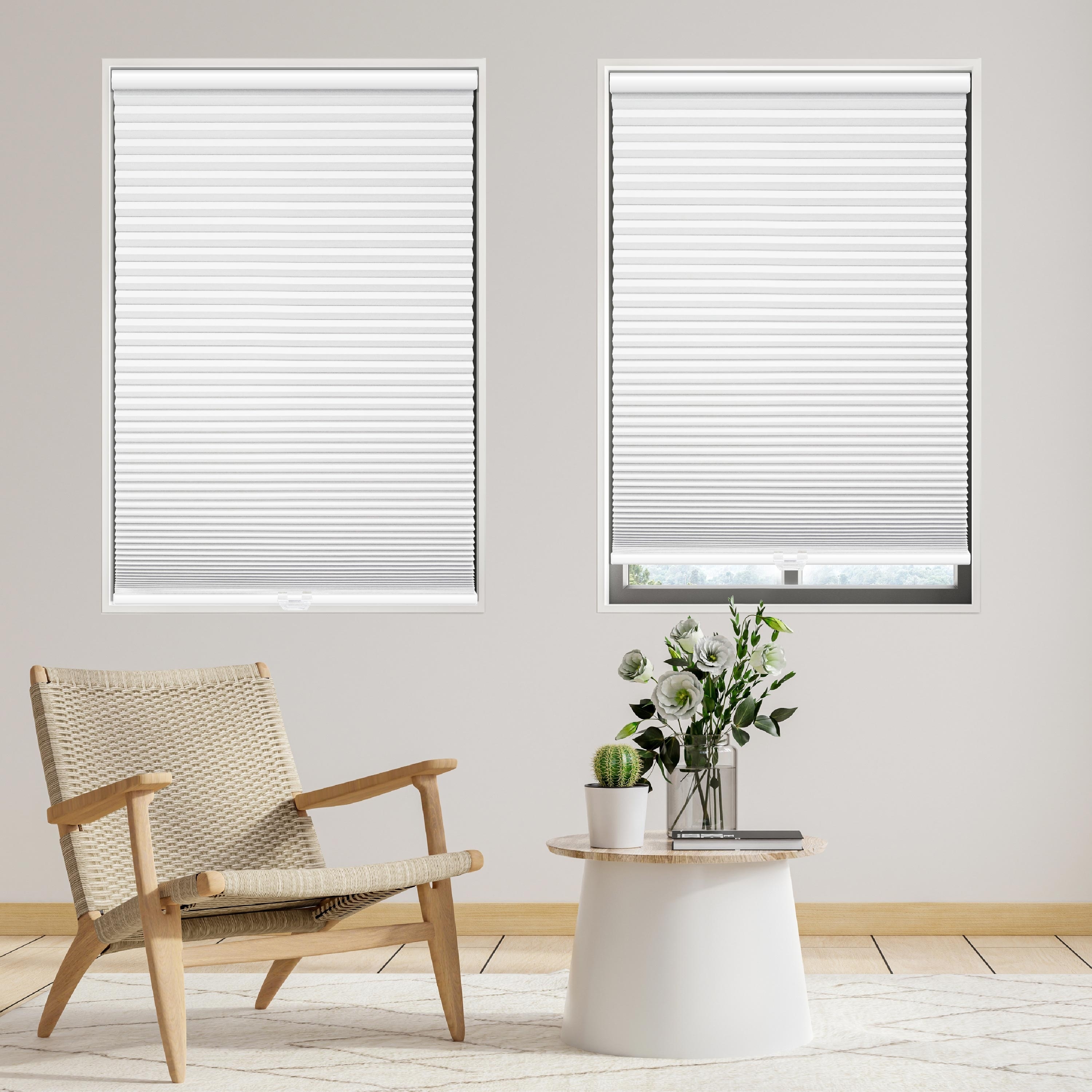84-inch White Cordless Blackout Cellular Shade