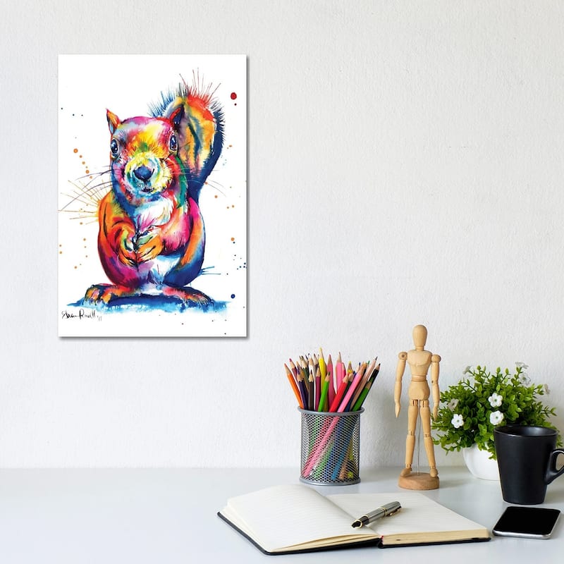 iCanvas "Squirrel" by Weekday Best Canvas Print - 12x8x0.75