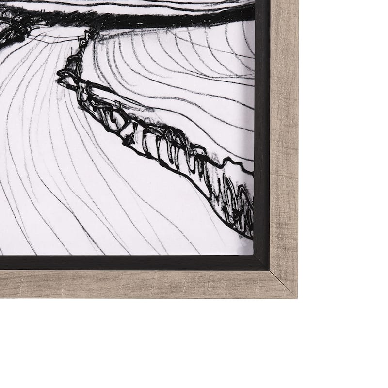 Rural Sketch I Framed Art Print