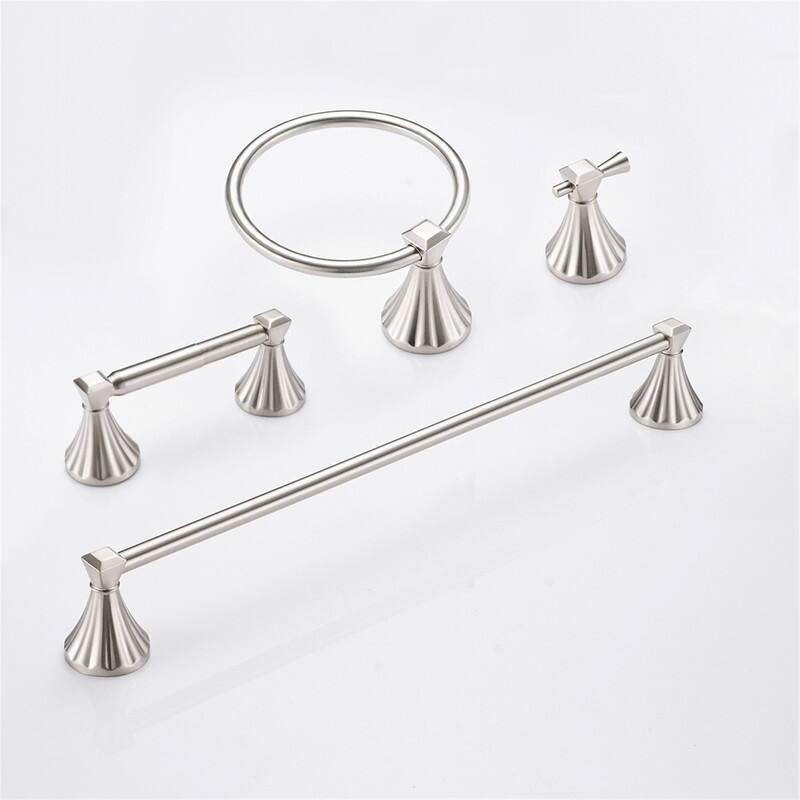 Bathroom Zinc Alloy Four-piece Set With Fidden Installation