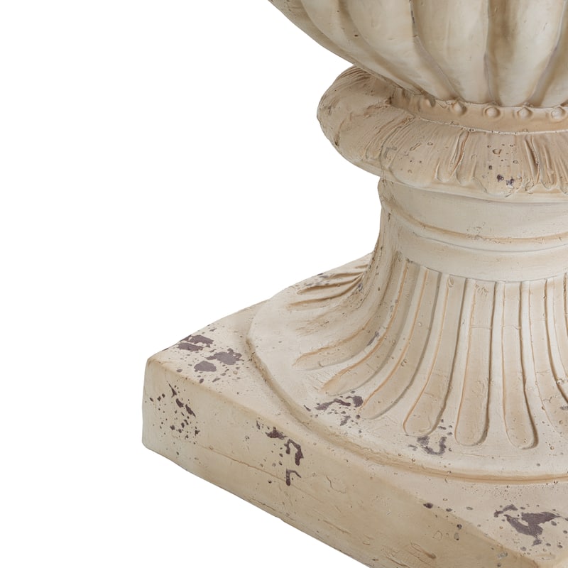 Christopher Knight Home - Eldric MGO Garden Urn with Drainage Hole
