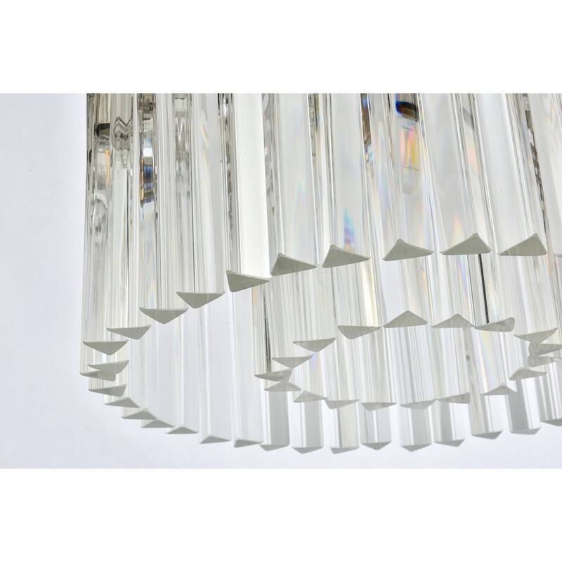 Royce Edge 6-Light Polished Nickel Pendant