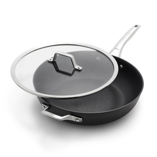 Calphalon Premier Hard-Anodized Nonstick 13" Deep Skillet with Lid