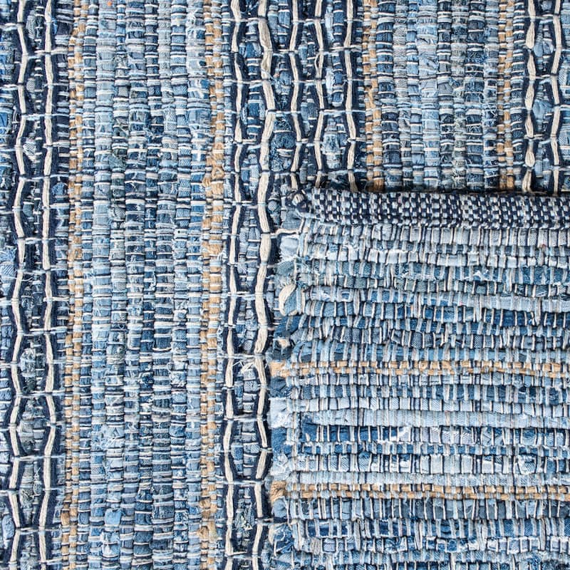 SAFAVIEH Handmade Montauk Mileva Casual Geometric Cotton Rug