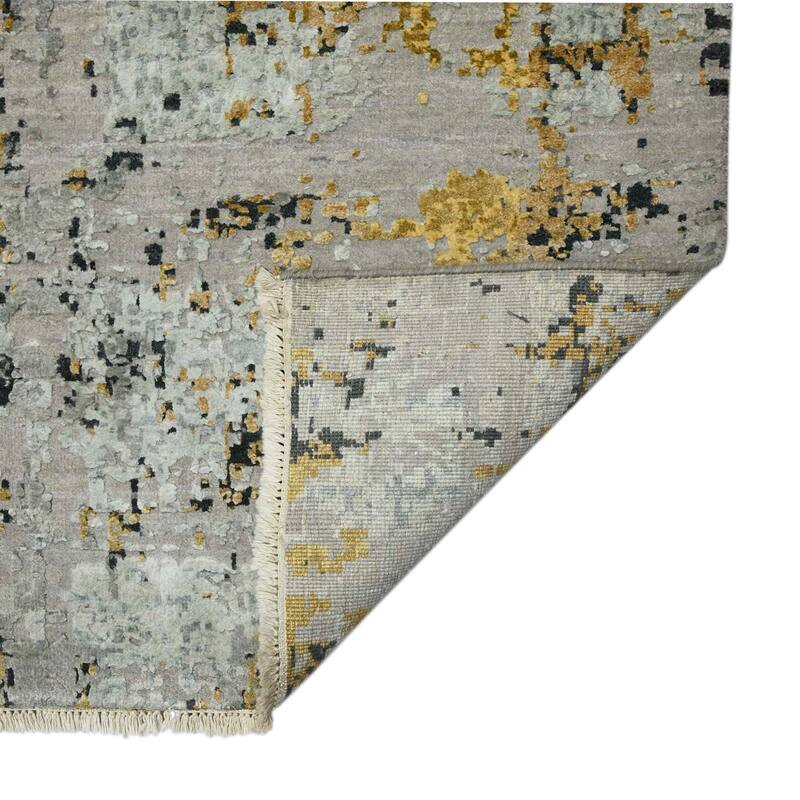 Majestic Graffi Modern & Contemporary Abstract Hand-Knotted Area Rug