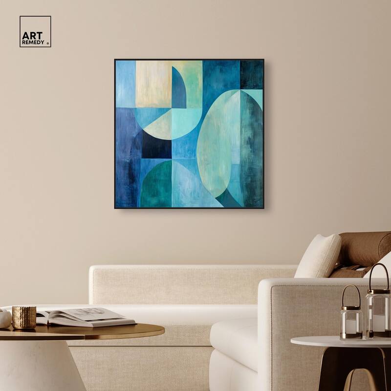 Color Blocks II Canvas by Art Remedy