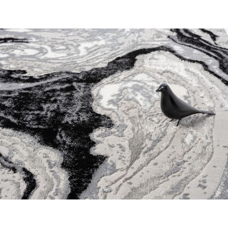Ksamil Collection Abstract Area Rug