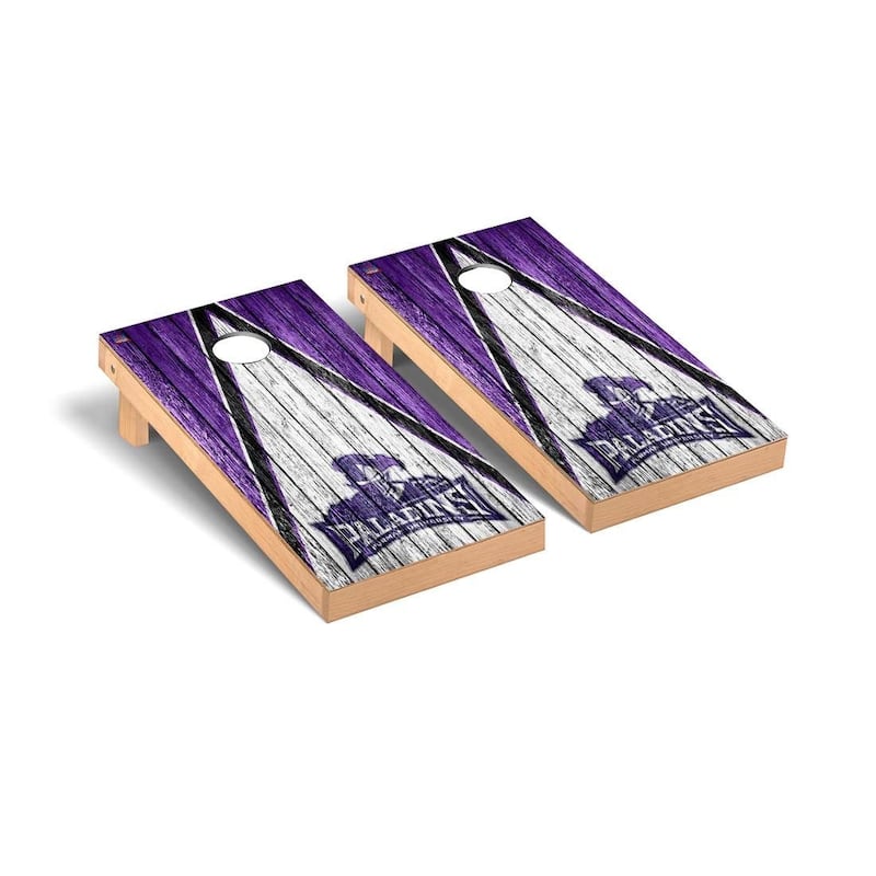 Furman Paladins 2x4 Pro Cornhole Boards - V1 - Include Team Logo Bags