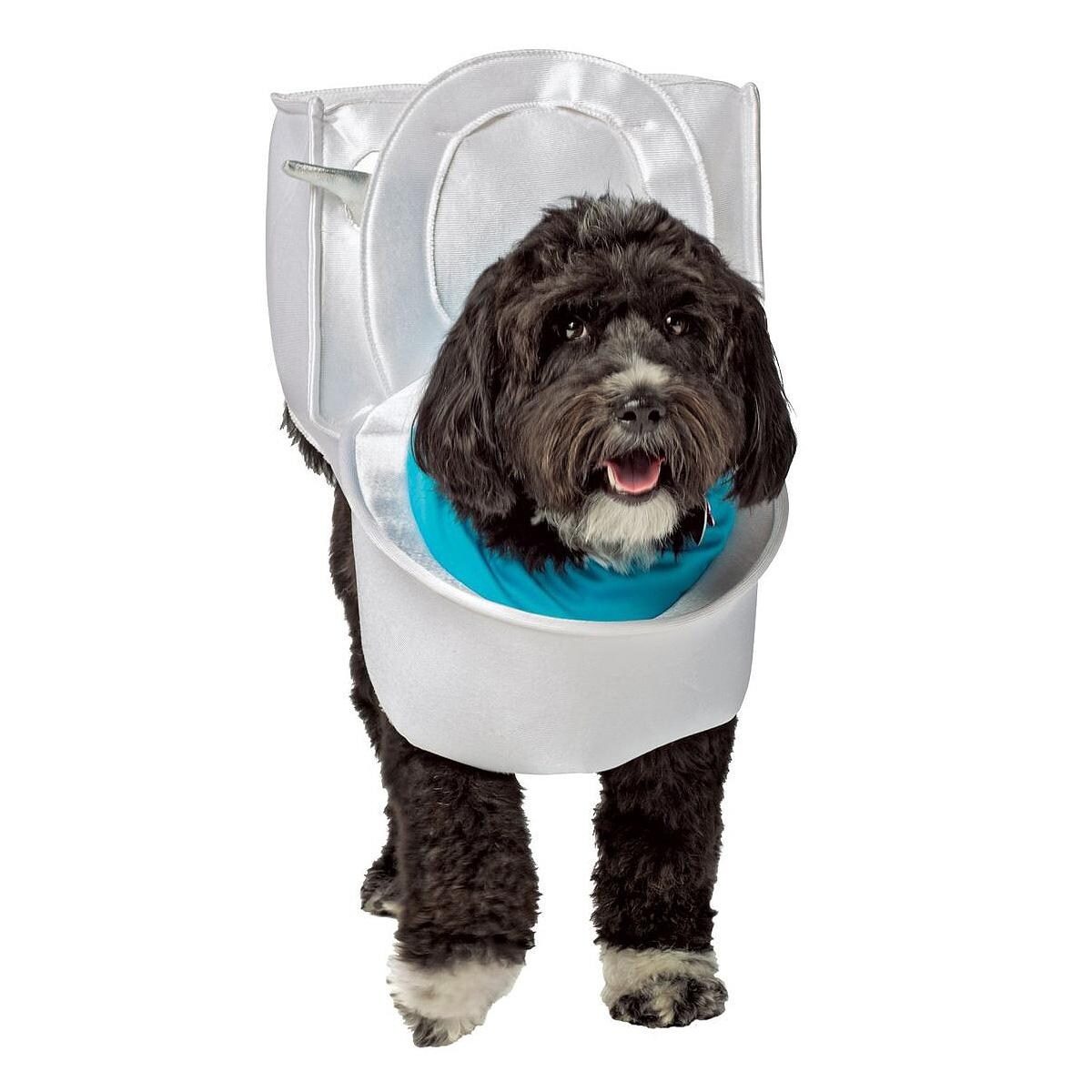 Shop Toilet Dog Costume Large X Large Overstock 22664067